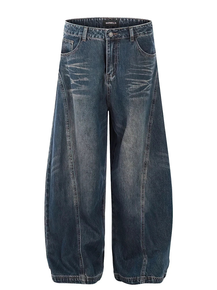 Washed Baggy Jeans